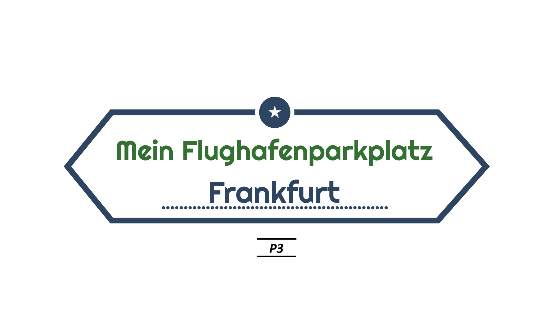 Mein-Flughafenparkplatz-Frankfurt P3 Logo